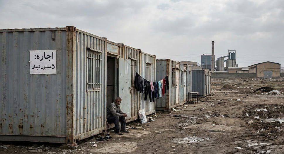 وقتی خانه به کانکس تقلیل پیدا میکند؛ اجارهنشینی ۵ میلیونی در قوطیهای فلزی